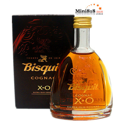 bisquit 百事吉extra old xo超级干邑白兰地 50ml小酒版40%