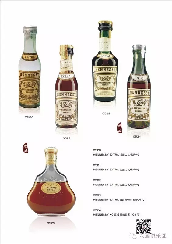 hennessy 轩尼诗干邑白兰地系列酒版:图文档案