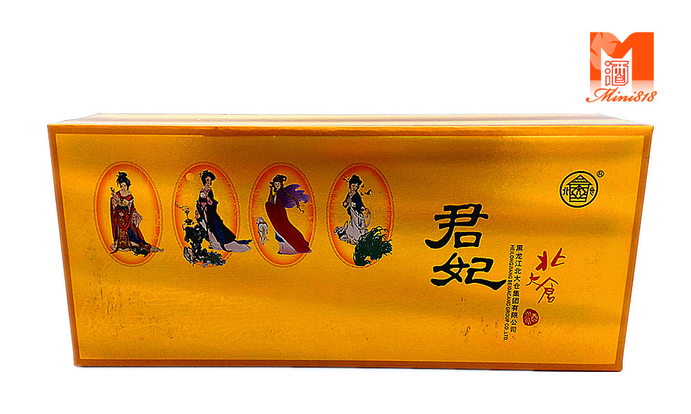 北大仓酒君妃50mlx4瓶四大美人小酒版套装酱香型50